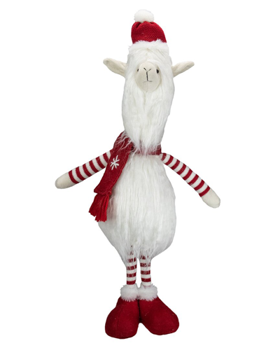 Northlight 26in Plush Standing Llama Tabletop Figure