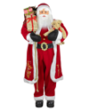 Northlight 60in Traditional Santa Claus With Teddy Bear