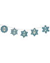 Northlight Discontinued  10ct Blue & White Snowflake Christmas Light Set