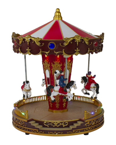 Northlight 11in Led Lighted & Animated Christmas Carousel