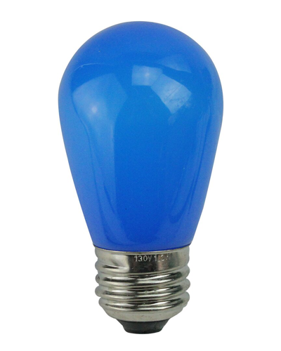 Northlight Pack Of 25 Opaque Led S14 Blue Christmas Replacement Lights