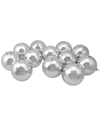 Northlight 12ct Shatterproof Shiny Christmas Ball Ornaments In Metallic
