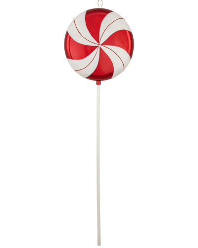 Northlight 42in Pinwheel Lollipop With Iridescent Glitter Ornament
