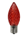 Northlight Pack Of 25 Faceted Led Red C9 Christmas Replacement Lights