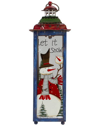 Northlight 15in Snow Christmas Lantern