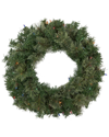 Northlight Pre-lit Oregon Cashmere Pine Artificial Christmas Wreath