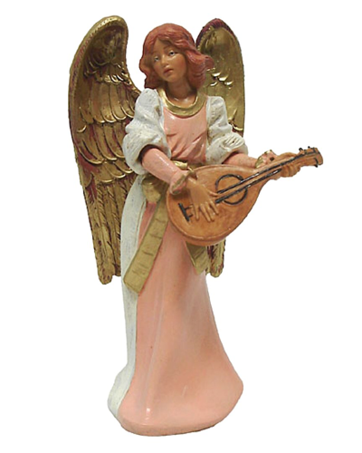 Northlight 6in Angel With Mandolin Christmas Figurine