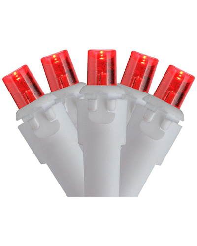 Northlight 100 Count Red Led Wide Angle Icicle Christmas Lights