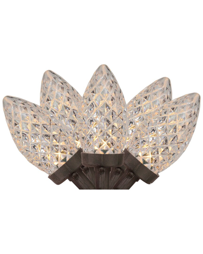 Northlight 100 Warm White Led Faceted C9 Christmas Lights