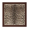 Dolce & Gabbana Silk Leopard Print Scarf In Leo_bordo_marrone