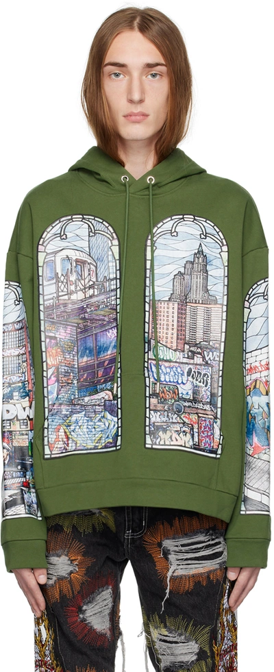 Who Decides War Men's Politics As Usual Graphic Hoodie In Emerald
