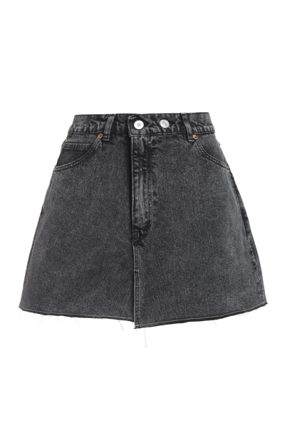 OUR LEGACY COVER DENIM MINI SKIRT