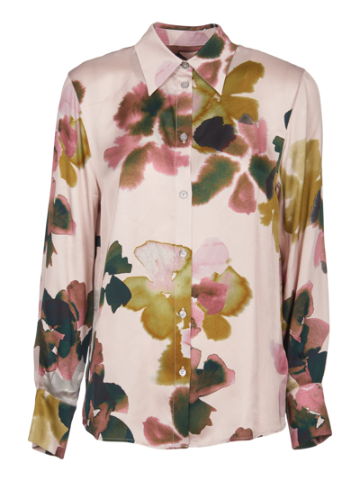 Paul Smith Marsh Marigold Printed Relaxed Fit Shirt In Pink