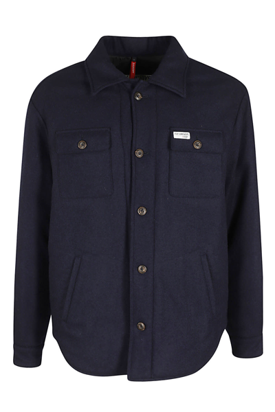 Fay Over Shirt Archive In Blu Navy