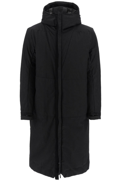 BORIS BIDJAN SABERI RESIN-DYED COTTON REVERSIBLE PARKA