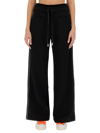 Off-white Loose Fit Pants In Nero