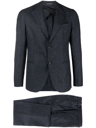 Emporio Armani Suit In Blue