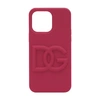 Dolce & Gabbana Iphone 14 Pro Max Cover In Raspberry