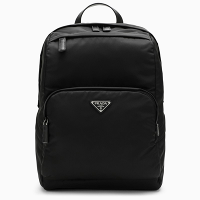 Prada Black Re-nylon Backpack