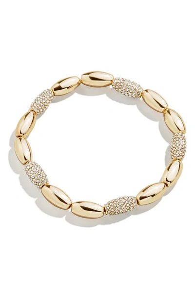 Baublebar Pavé Crystal Stretch Bracelet In Gold