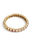 Baublebar Rory Multicolor Pave Stretch Bracelet In Gold Tone In Multi/gold