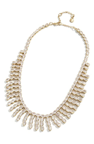 Baublebar Crystal Fringe Necklace In Gold