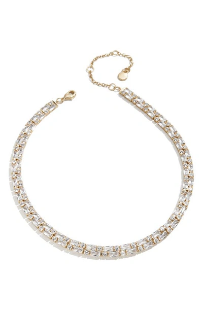 Baublebar Cubic Zirconia Choker Necklace In Gold
