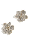 BAUBLEBAR BAUBLEBAR PAVÉ CRYSTAL FLOWER STUD EARRINGS