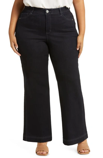 Wit & Wisdom 'ab'solution Skyrise High Waist Flare Jeans In Indigo