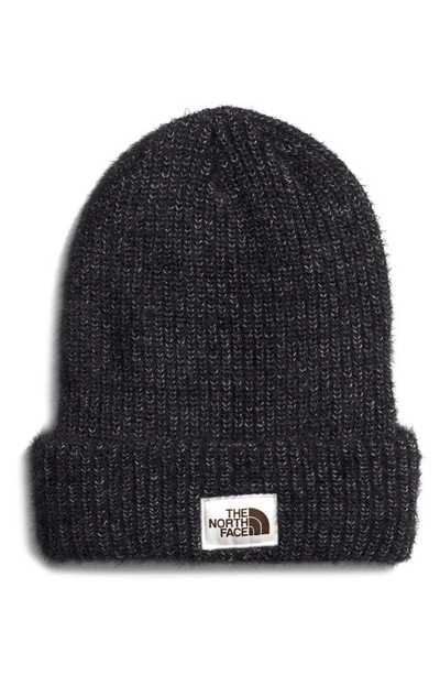 The North Face Salty Bae Knit Beanie In Tnf Black