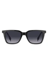 Hugo Boss 53mm Square Sunglasses In Grey/ Grey Shaded