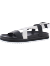 STYLUS KROSS WOMENS LEATHER CASUAL FOOTBED SANDALS