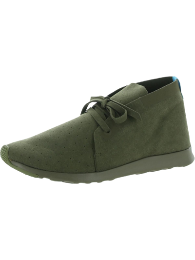 Native Apollo Mens Faux Suede Lightweight Chukka Boots In Green