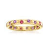 RS PURE BY ROSS-SIMONS MULTI-GEMSTONE RING IN 14KT YELLOW GOLD