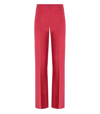 TWINSET HOLLY BERRY KNITTED WIDE LEG PANTS