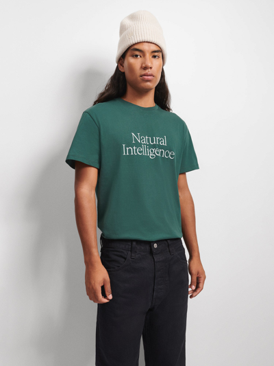 Pangaia 365 Natural Intelligence T-shirt In Foliage Green