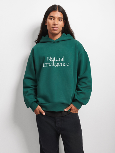 Pangaia 365 Heavyweight Natural Intelligence Hoodie In Foliage Green