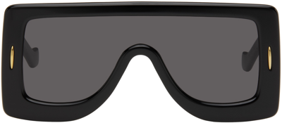 Loewe Chunky Anagram 122mm Square Sunglasses In Grey