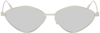 GIVENCHY SILVER OVAL SUNGLASSES