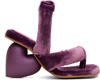 Yume Yume Purple Love Heel In Violet Velvet