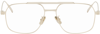 GIVENCHY GOLD AVIATOR GLASSES
