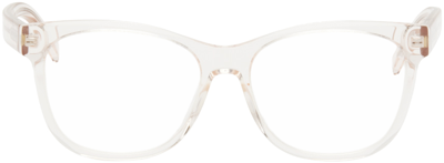 Givenchy Pink Square Glasses In Shiny Pink