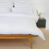 Pom Pom At Home Parker Linen Duvet Cover Set In White