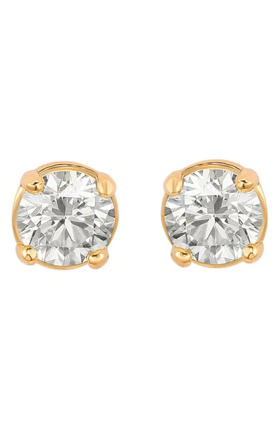 Suzy Levian 14k 0.33 Ct. Tw. Studs In Yellow Gold