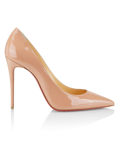 Christian Louboutin Women's Kate 100 Patent Leather Pumps In Blush