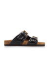 Valentino Garavani Anywear Leather Slides In Black