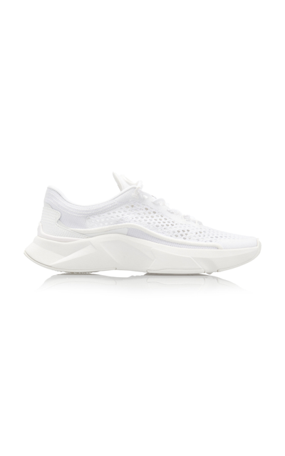 Valentino Garavani Act One Leather Sneakers In White