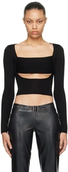 Miaou Black Delphine Sweater In Black