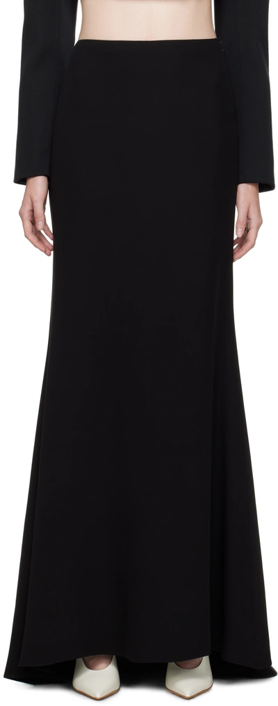 Valentino Black Couture Maxi Skirt