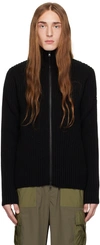 Norse Projects Arktisk Black Hybrid Sweater In Black